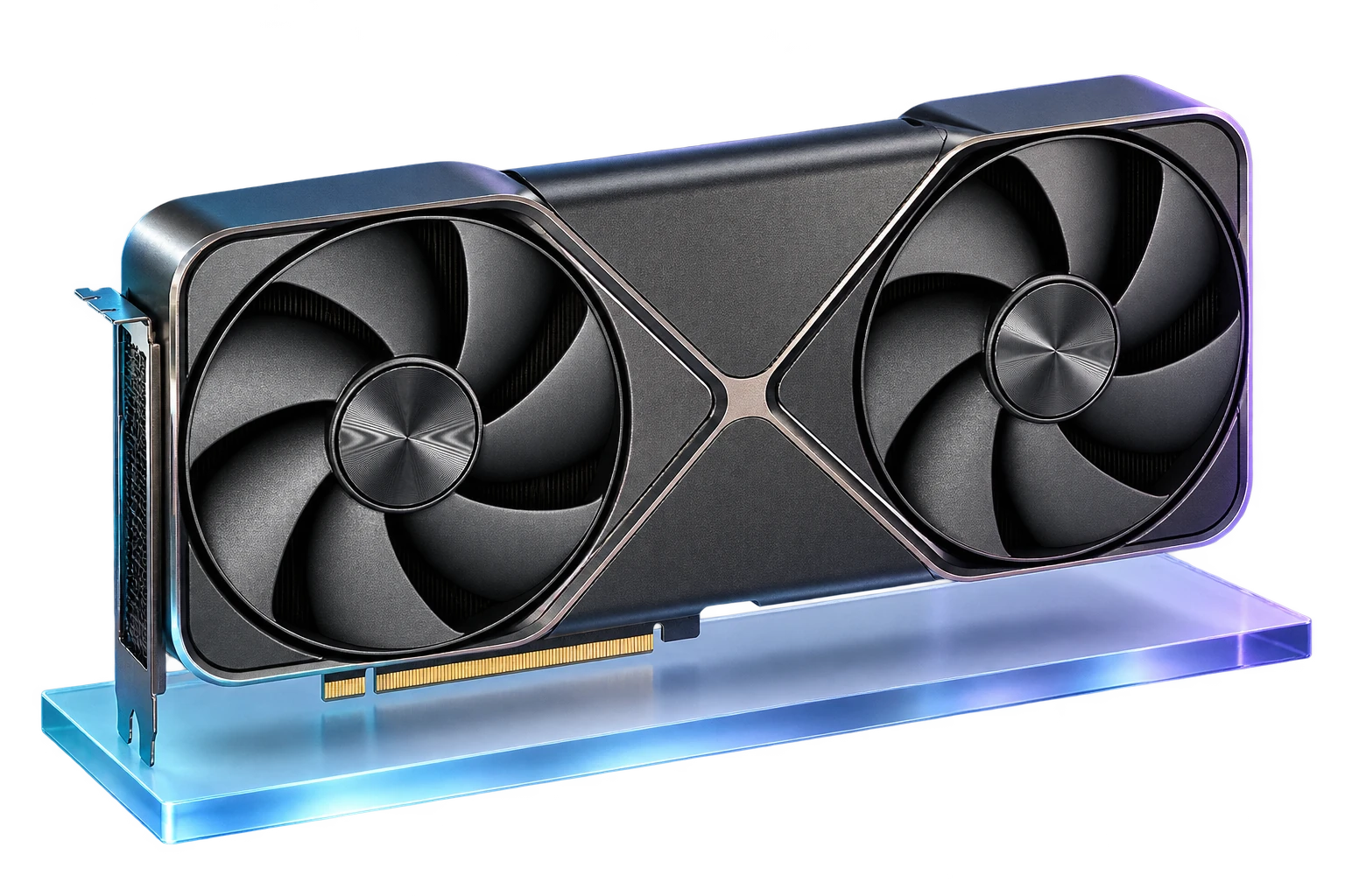 依据官方图制作的 RTX 5090 Founders Edition 立体示意图